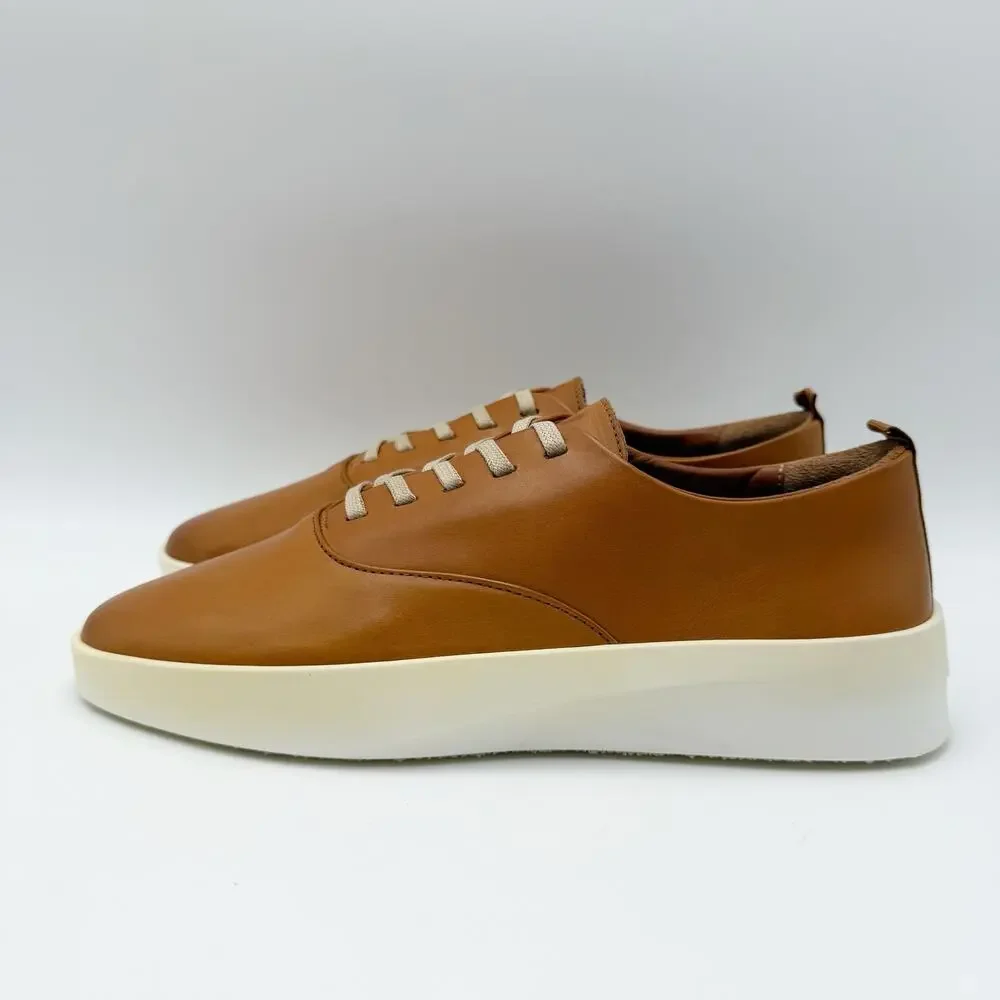 Wolf & Shepherd Cruise Lace Up Sneakers Mens 4.5 Womens 6 Tan Nubuck NIB